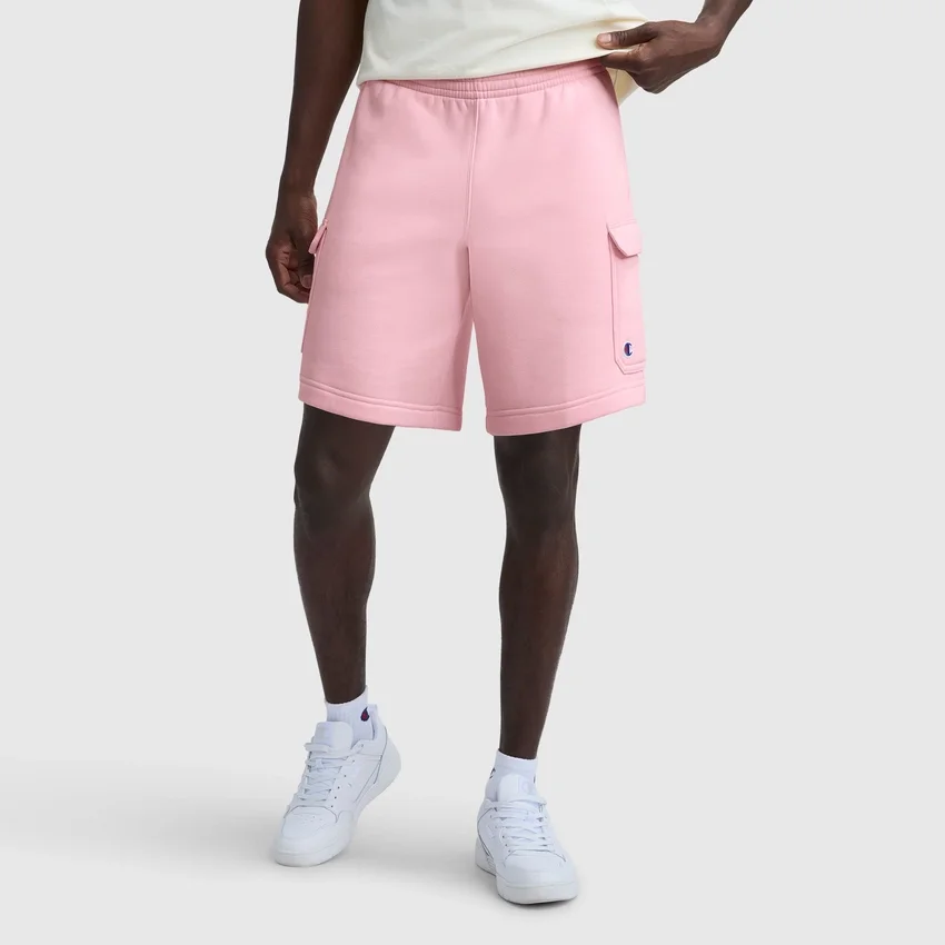 8" fleece-cargoshorts, C Logo