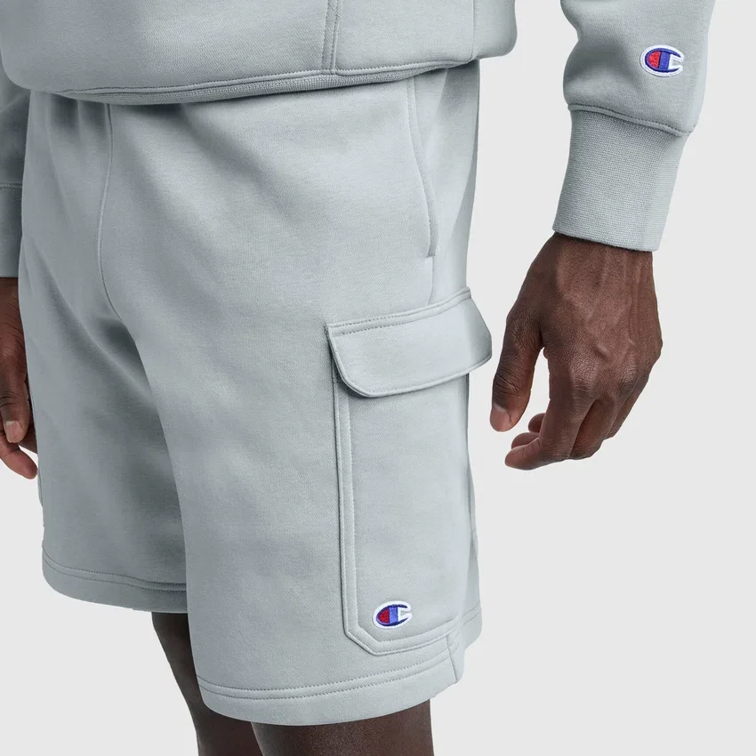 8" fleece-cargoshorts, C Logo