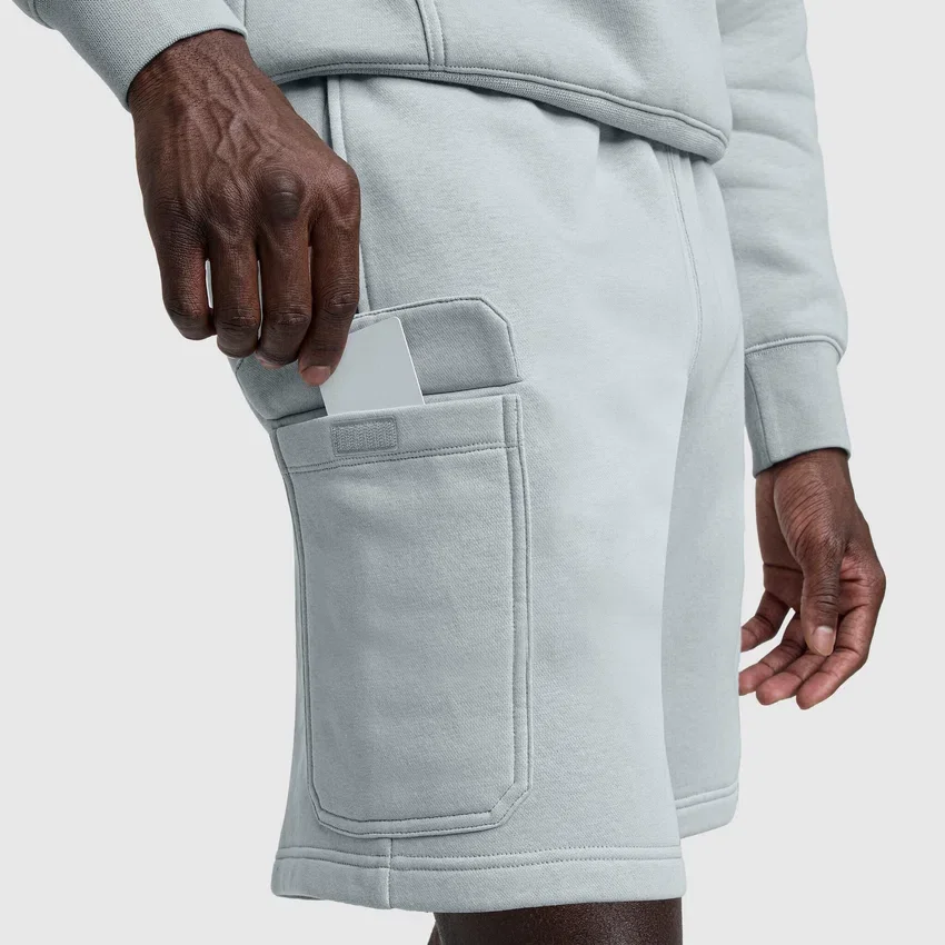 8" fleece-cargoshorts, C Logo