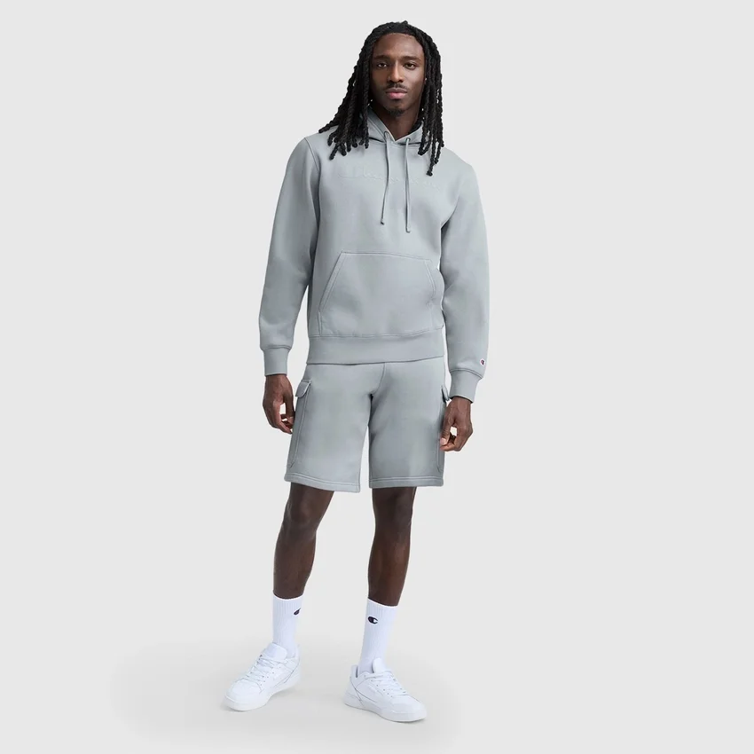 8" fleece-cargoshorts, C Logo