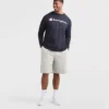 9" lette loungeshorts, C Logo – Big & Tall