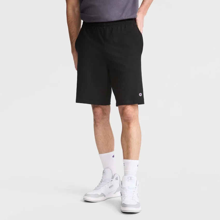 9" lette loungeshorts med C Logo-patch