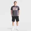 9" lette loungeshorts med C Logo-patch