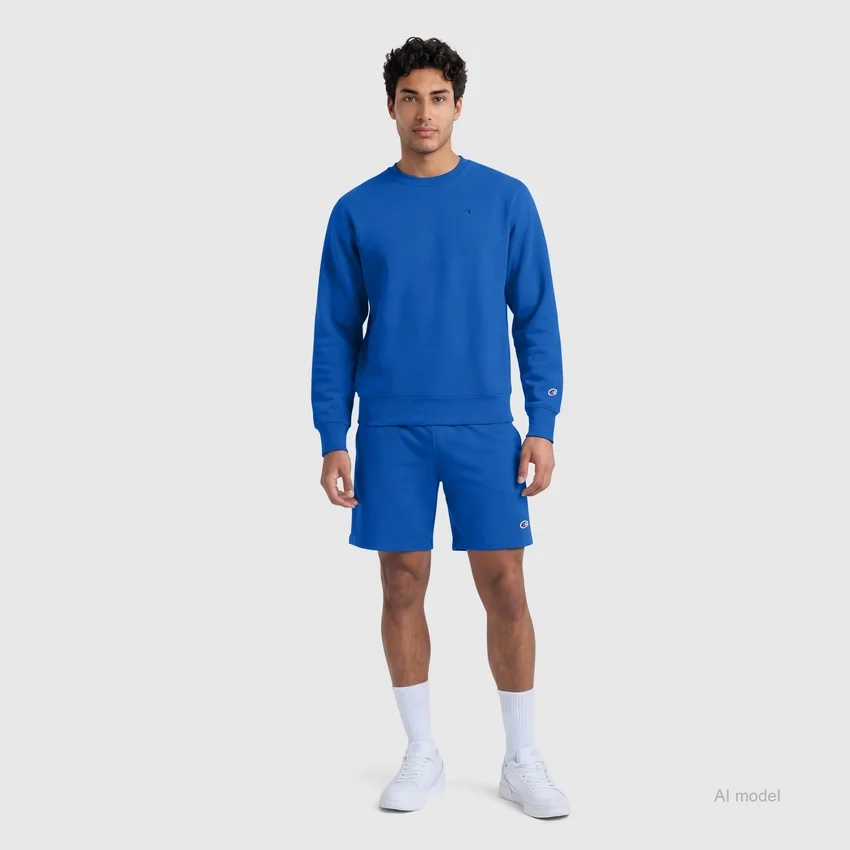 9" lette loungeshorts med C Logo-patch