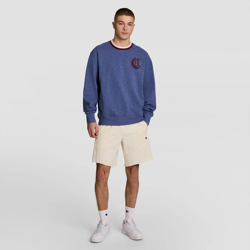 9" moderne retro-vaskede Shorts, C Logo