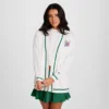 Country Club Cardigan, broderet blomster-”C”-logo
