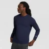 Klassisk langærmet T-shirt, broderet C Logo