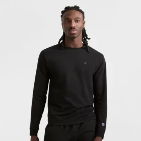Klassisk langærmet T-shirt, broderet C Logo