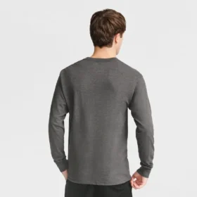 Klassisk langærmet T-shirt, broderet C Logo