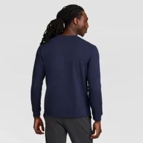 Klassisk langærmet T-shirt, broderet C Logo