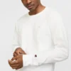 Klassisk langærmet T-shirt, broderet C Logo