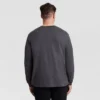 Klassisk langærmet T-shirt, broderet C Logo – Big & Tall