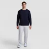 Klassisk langærmet T-shirt, broderet C Logo – Big & Tall