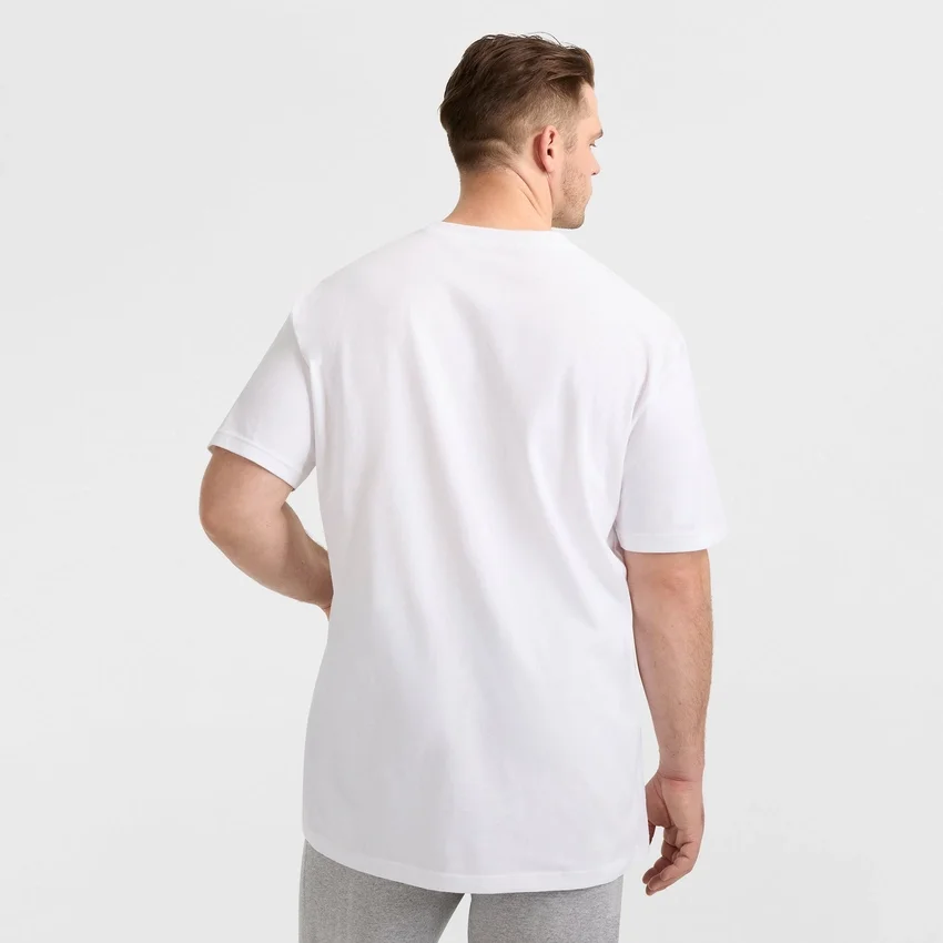 Klassisk T-shirt med grafisk motiv, Script Logo – Big & Tall