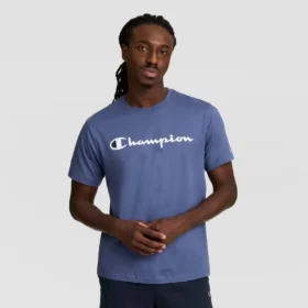 Klassisk T-shirt med grafisk print, Script Logo