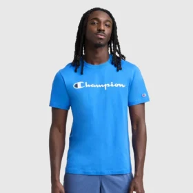 Klassisk T-shirt med grafisk print, Script Logo