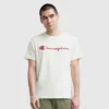 Klassisk T-shirt med grafisk print, Script Logo