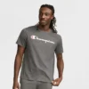 Klassisk T-shirt med grafisk print, Script Logo