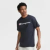 Klassisk T-shirt med grafisk print, Script Logo