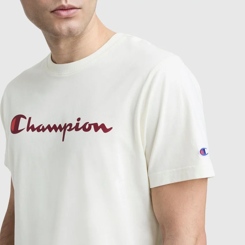Klassisk T-shirt med grafisk print, Script Logo