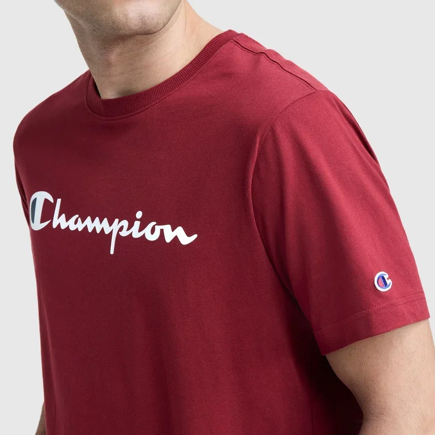 Klassisk T-shirt med grafisk print, Script Logo