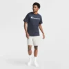 Klassisk T-shirt med grafisk print, Script Logo