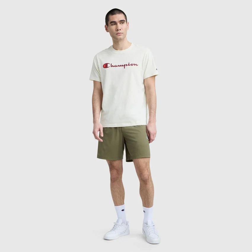 Klassisk T-shirt med grafisk print, Script Logo