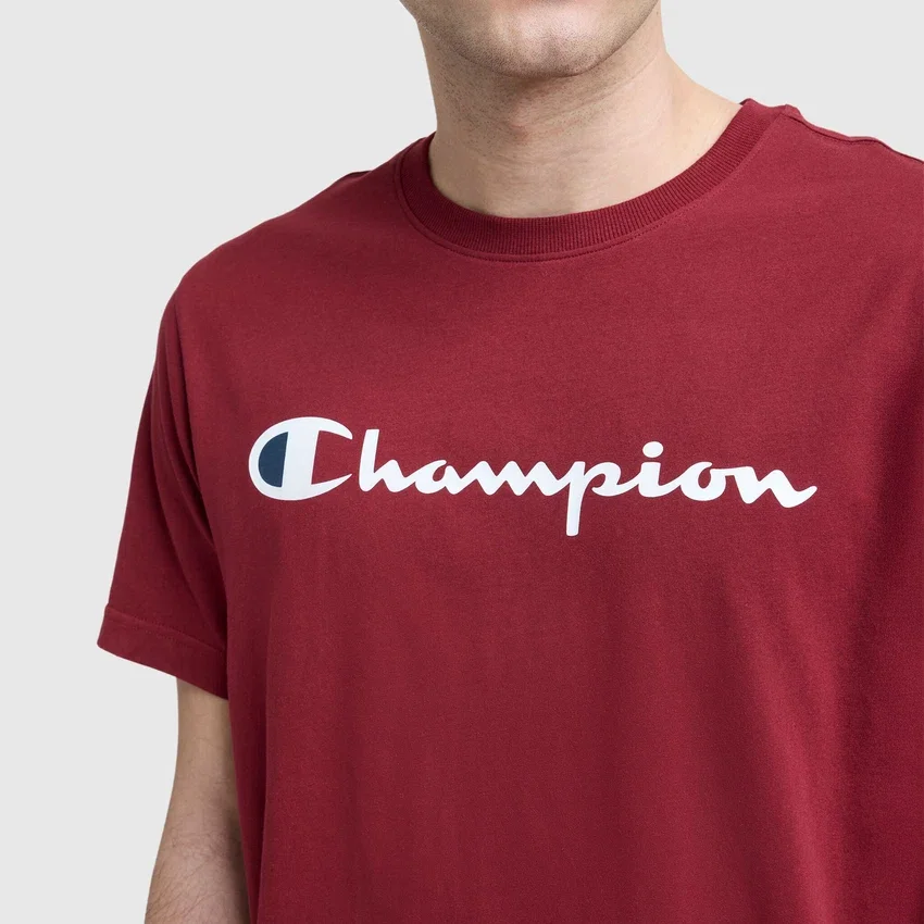 Klassisk T-shirt med grafisk print, Script Logo