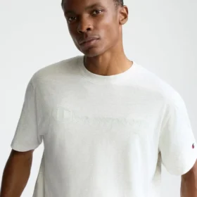 Klassisk T-shirt med grafisk print, ton-i-ton-Script Logo