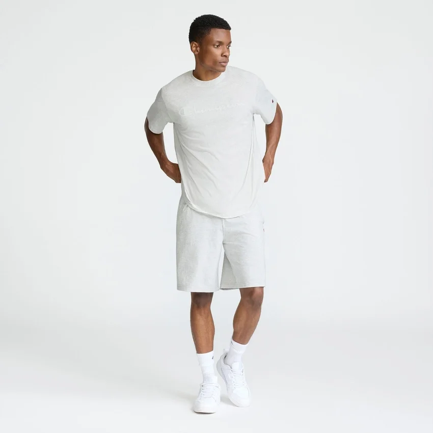 Klassisk T-shirt med grafisk print, ton-i-ton-Script Logo
