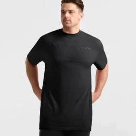 Klassisk T-shirt med grafisk print, tonalt Script Logo – Big & Tall