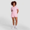 Klassisk T-shirt, ton-i-ton-skrift på venstre bryst