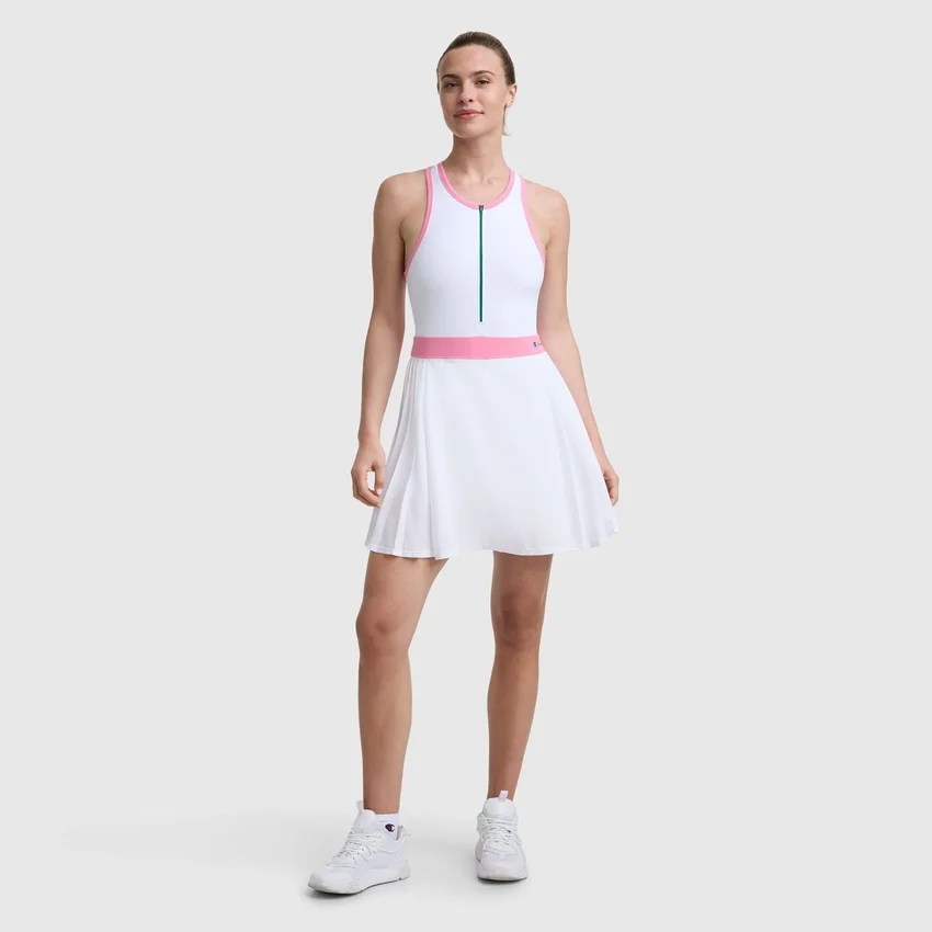 Match Point-tenniskjole, broderet Script Logo