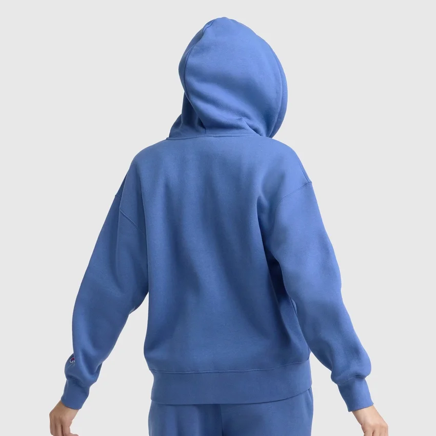 Powerblend Fleece-hættetrøje med lynlås, C Logo
