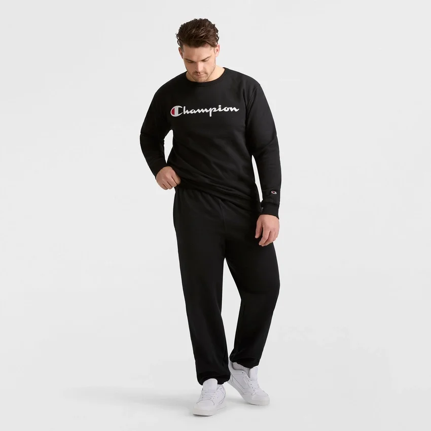 Powerblend-joggingbukser, snørede ben, C Logo – Big & Tall