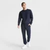 Powerblend-sweatshirt med rund hals, C Logo