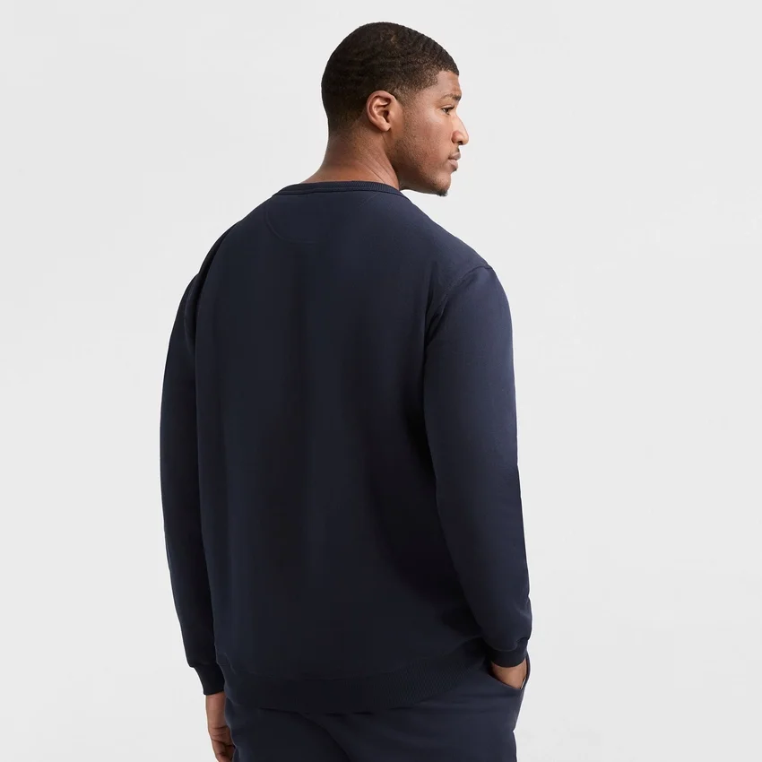 Powerblend-sweatshirt med rund hals, C Logo – Big & Tall