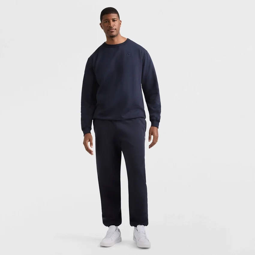 Powerblend-sweatshirt med rund hals, C Logo – Big & Tall
