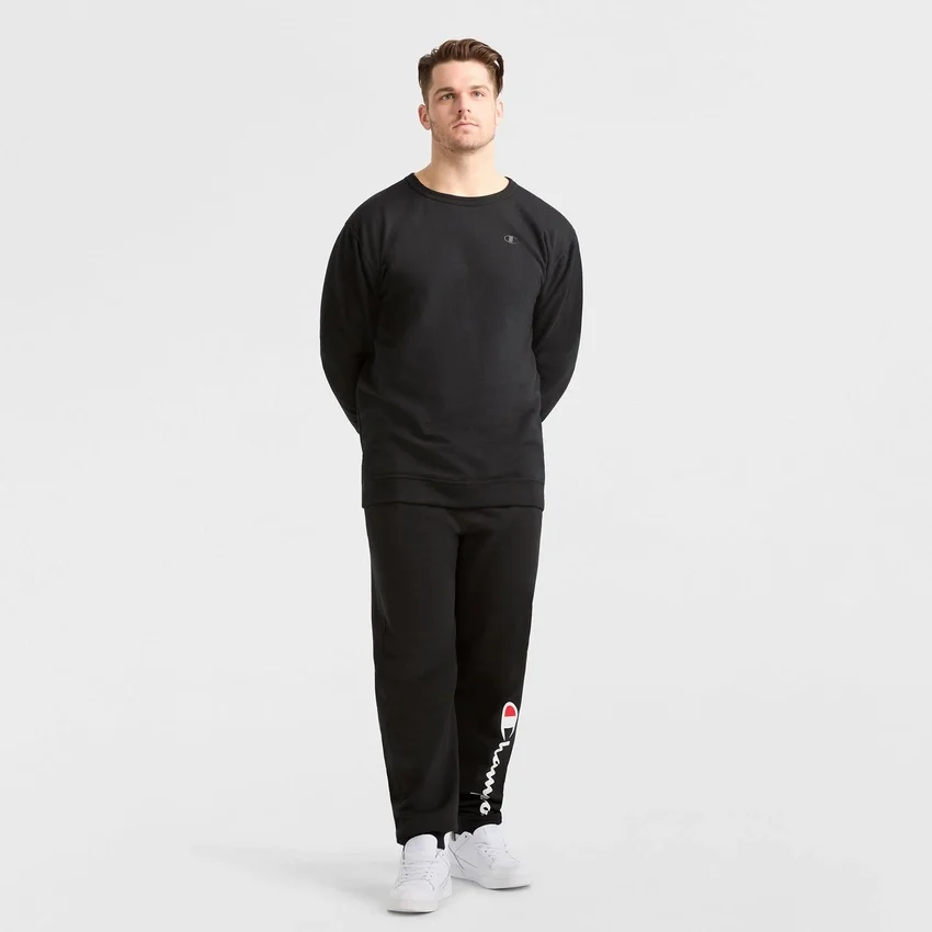 Powerblend-sweatshirt med rund hals, C Logo – Big & Tall