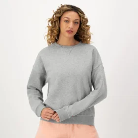 Powerblend-sweatshirt med rund hals og broderet Script Logo