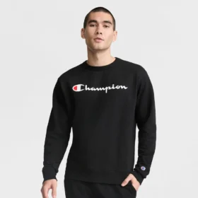 Powerblend-sweatshirt med rund hals og Script Logo