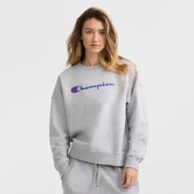 Powerblend-sweatshirt med rund hals og Script Logo