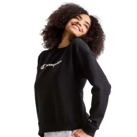 Powerblend-sweatshirt med rund hals og Script Logo