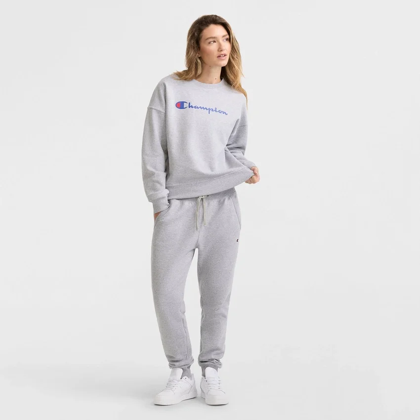 Powerblend-sweatshirt med rund hals og Script Logo