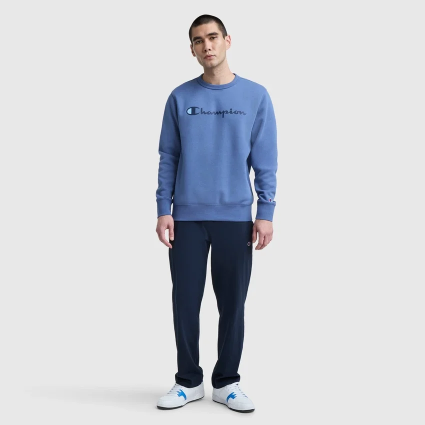 Powerblend-sweatshirt med rund hals og Script Logo
