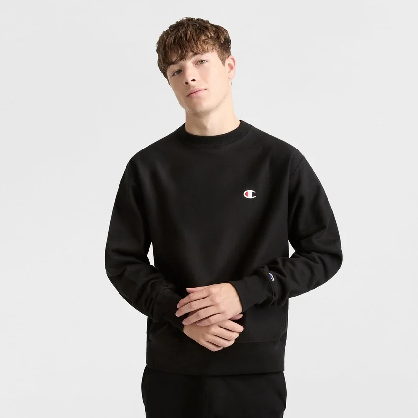 Reverse Weave-sweatshirt med rund hals og C Logo