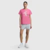 T-shirt med malet buket-motiv, C Logo